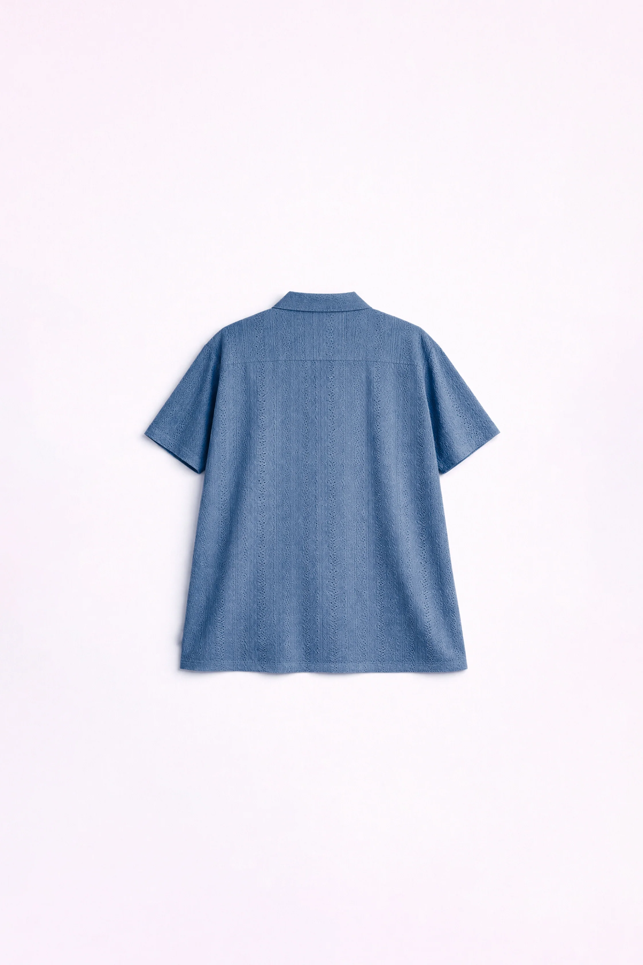 ICE BLUE TEXTURE SHIRT - Image 3